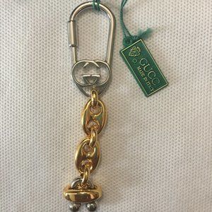 Vintage Gucci Link Keychain